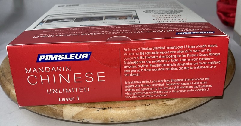 NIB Sealed Pimsleur MANDARIN Chinese Unlimited Level 1 Software + Portable DL gallery