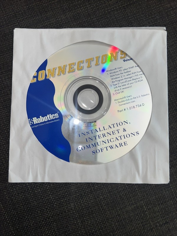 USRobotics Connections Volume 3 Installation, Internet & Communications CD-ROM gallery