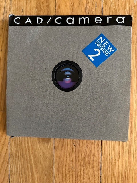 Vintage Autodesk AutoCAD CAD Camera Software