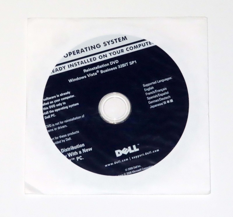 Dell Recovery Reinstallation Media For Windows 10 (Flash Drive), Vista Business gallery
