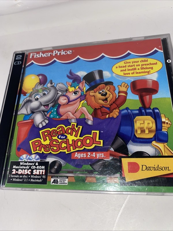 Lot of 3fisher price educational computer CD rom games vintage 90’s age 2-7 vtg gallery