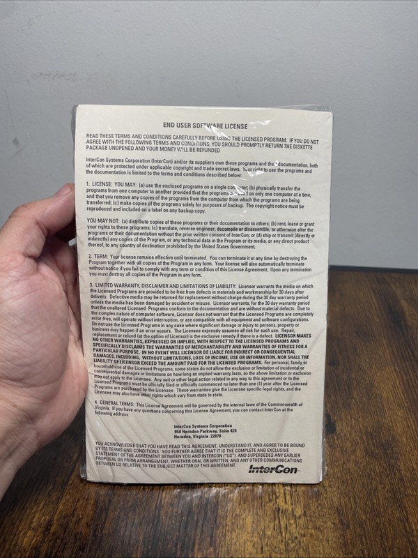 Word Link For PC Inter Con For MS-DOS and Apple Macintosh NEW SEALED IN PLASTIC gallery