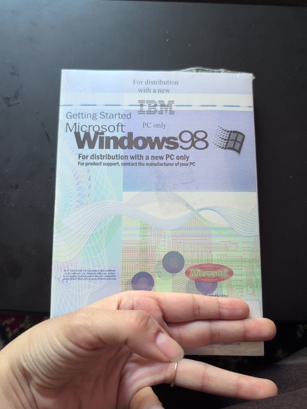 Microsoft X03-66598 Windows 98 Product Key & Booklet *SEALED IN SHRINK NO CD*