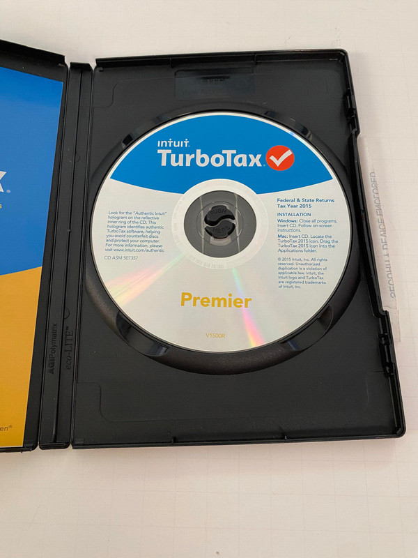 TurboTax Premier 2015 Investments & Rental Property Tax Preparation USED Disc gallery
