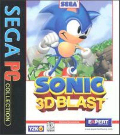 Sonic 3D Blast PC CD help rescue hunt find birds Robotnik adventure arcade game!