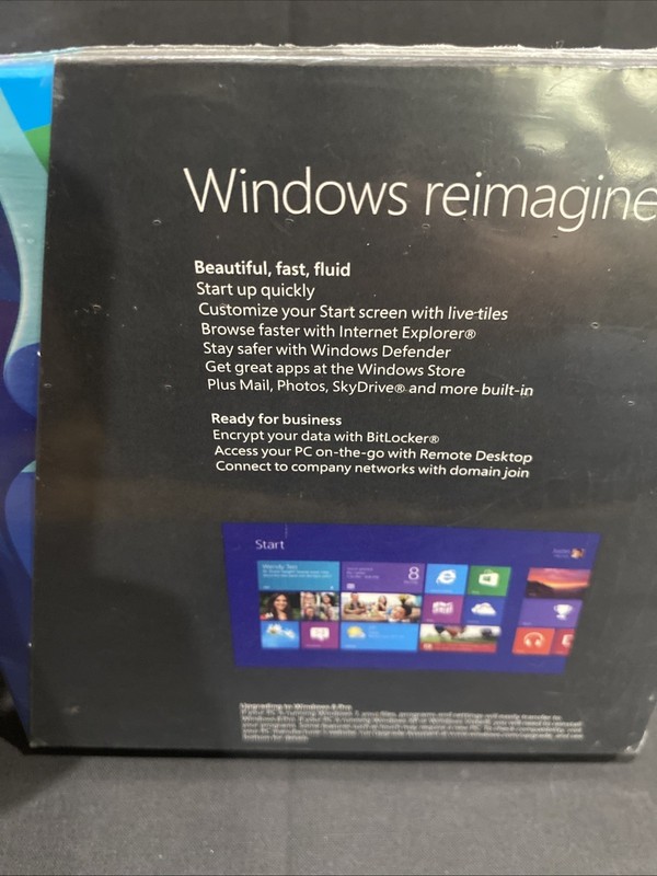 New Microsoft Windows 8 Professional Full/Upgrade 32Bit & 64Bit DVD MS WIN PRO gallery