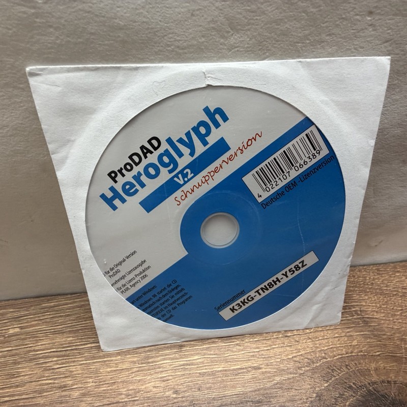ProDAD Heroglyph V2 Software CD Video Editing OE
