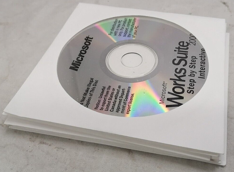 Microsoft Works Suite 2000 Complete 8 CD Set gallery