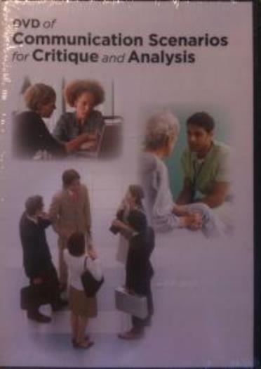 DVD Of Communication Scenarios For Critique & Analysis PC MAC model video clips