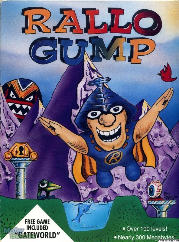 Rallo Gump PC CD classic side-scrolling arcade planet army lands rescue game!