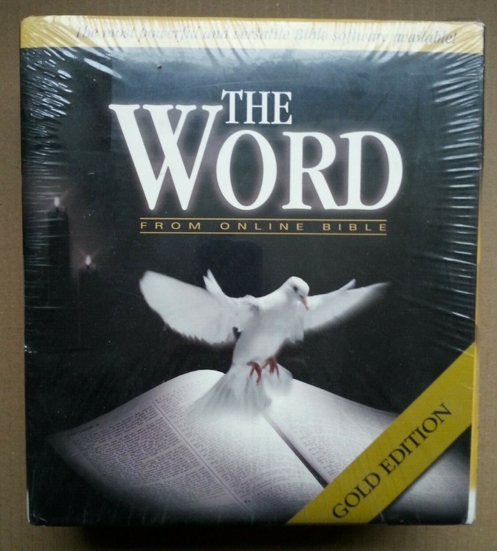 THE WORD Bible Library, Gold Edition (PC Win 95/98/NT/4.0/Me/XP/2000) NIB