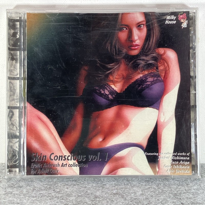 Skin Conscience Vol. 1 Erotic Airbrush Collection Rare CD ROM PC Windows/Mac OS