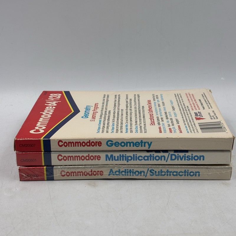 New Commordore 64/128 Learning Software Add Subtract Multiply Divide Geometry gallery