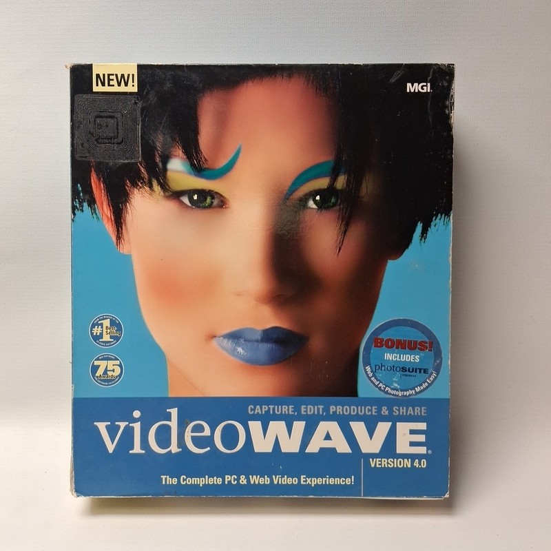 2001 MGI Videowave Version 4.0 PC Home & Office Big Box Sealed