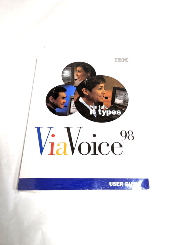 Vintage IBM – Via Voice 98 For Windows – Brand New – Sealed