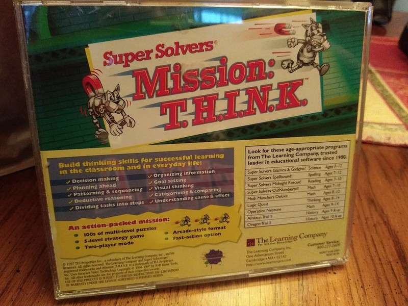 Mission THINK PC Game CD Thinking Skills, Problem Solving, Educational 7-12 yrs. gallery
