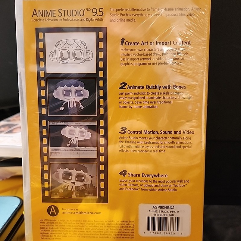 Anime Studio Pro 9.5 for PC/MAC NEW SEALED gallery