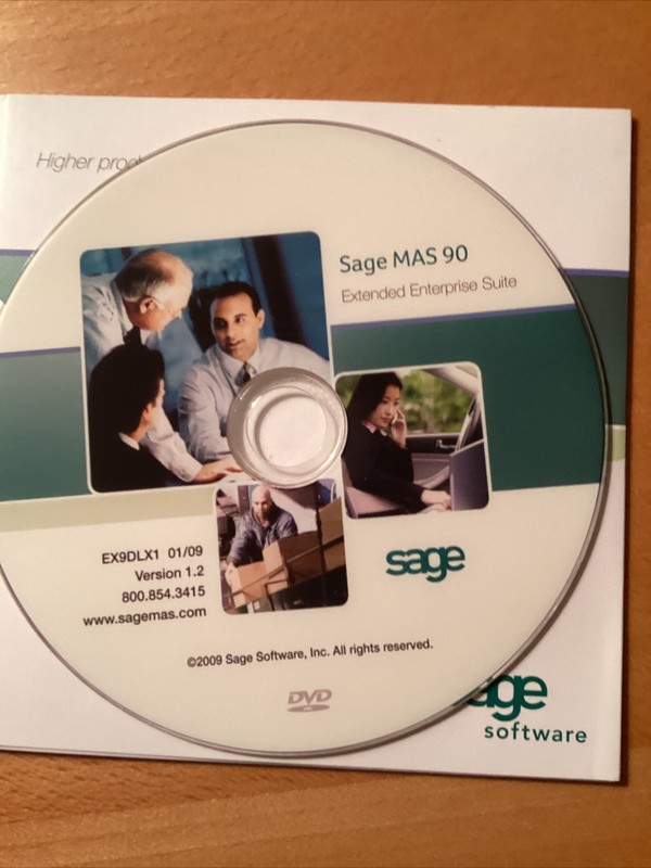 BRAND NEW Sage MAS90 MAS200 Extended Enterprise Suite. DVDs. Sage CRM KEYS gallery