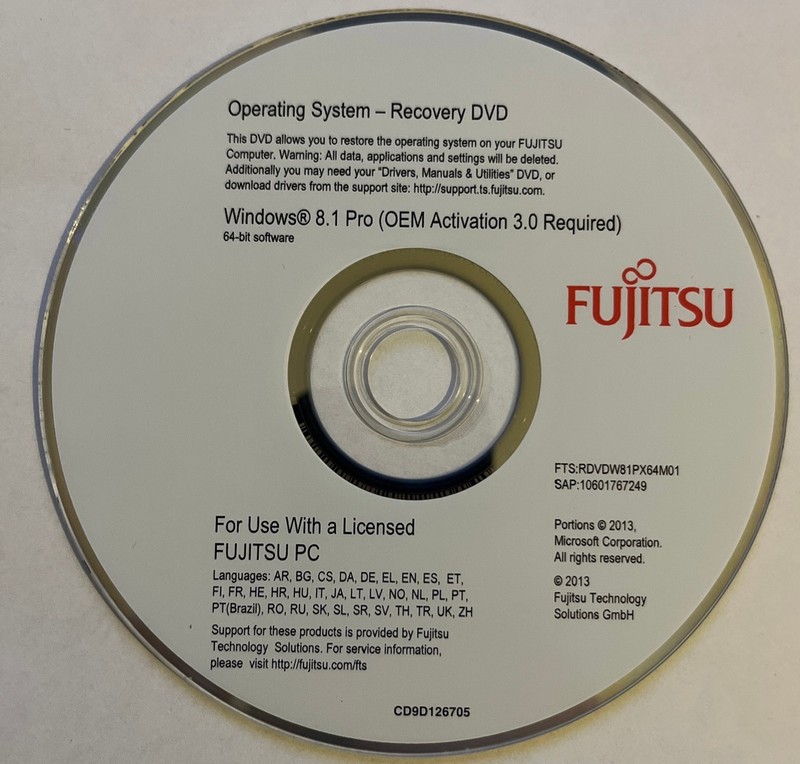 Microsoft Windows Vista + Win7 + Win 8/8.1 + Win10 Multilingual 6 DVDs OEM NEW gallery