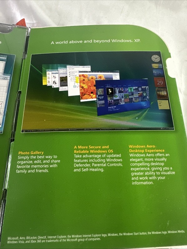 Microsoft Windows Vista Home Premium Full MS WIN 32 Bit DVD =RETAIL BOX= gallery