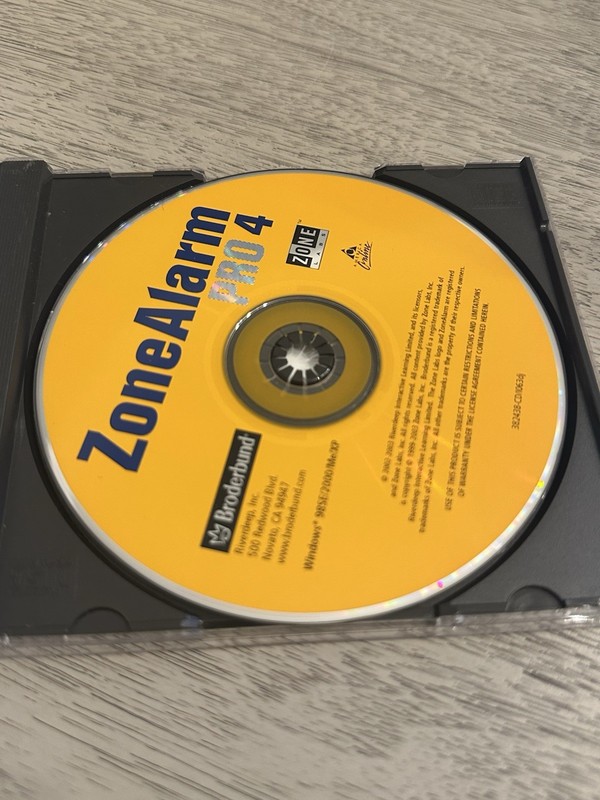 Borderbund ZoneAlarm Pro 4 Firewall Zone Labs CD ROM for Windows PC gallery