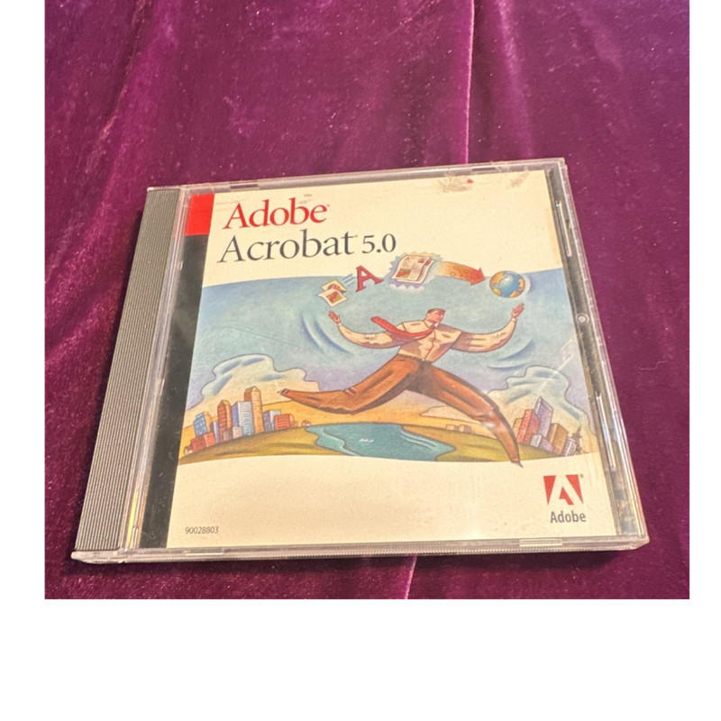 Adobe Acrobat 5.0 Document Management Software CD for Windows