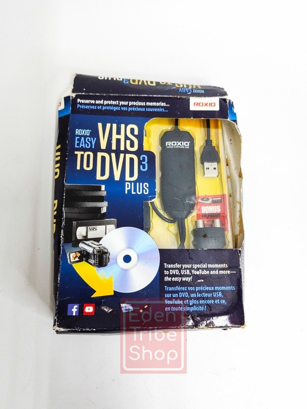 Roxio Easy VHS to DVD 3 Plus Converter – 251000 open box