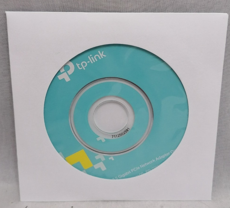 Tp-Link Resource CD CD552A1 With Guide For 2.5 Gigabit PCIe Network Adapter gallery