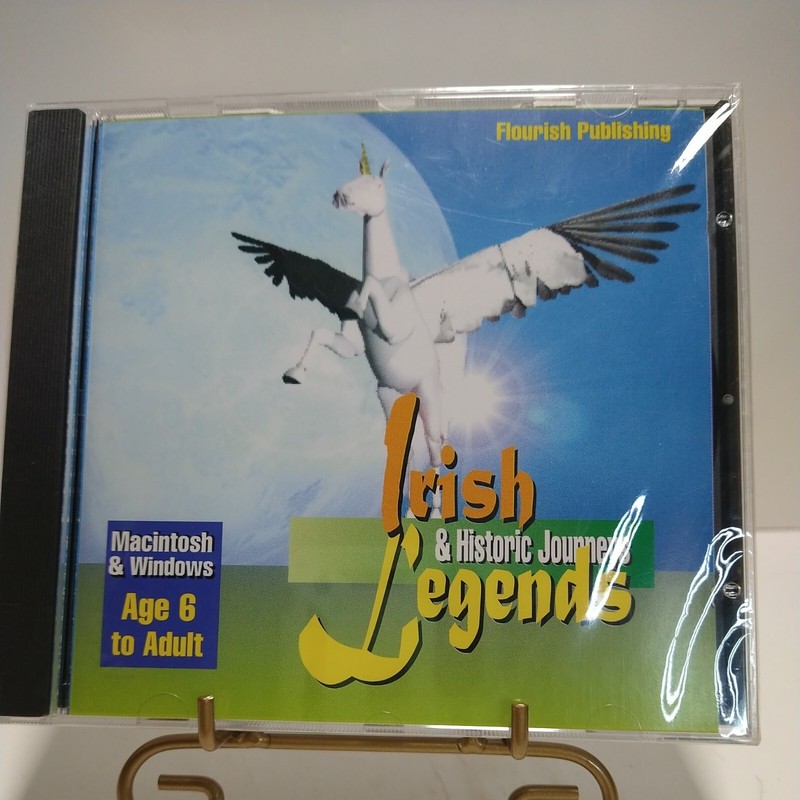 Irish Legends & Historic Journeys Windows Or Mac Interface CD 1997