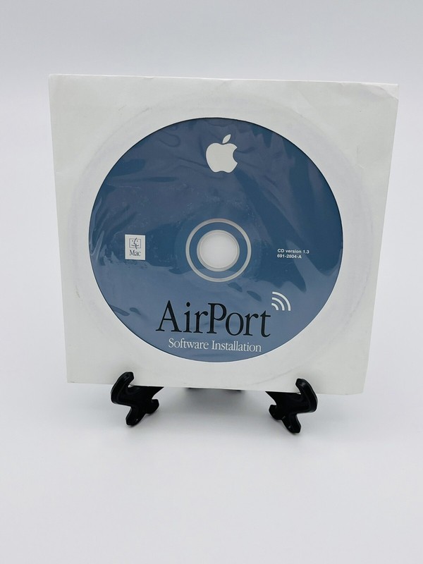 2001 AirPort Mac Macintosh Wifi Base Station Software Disc CD v 1.3