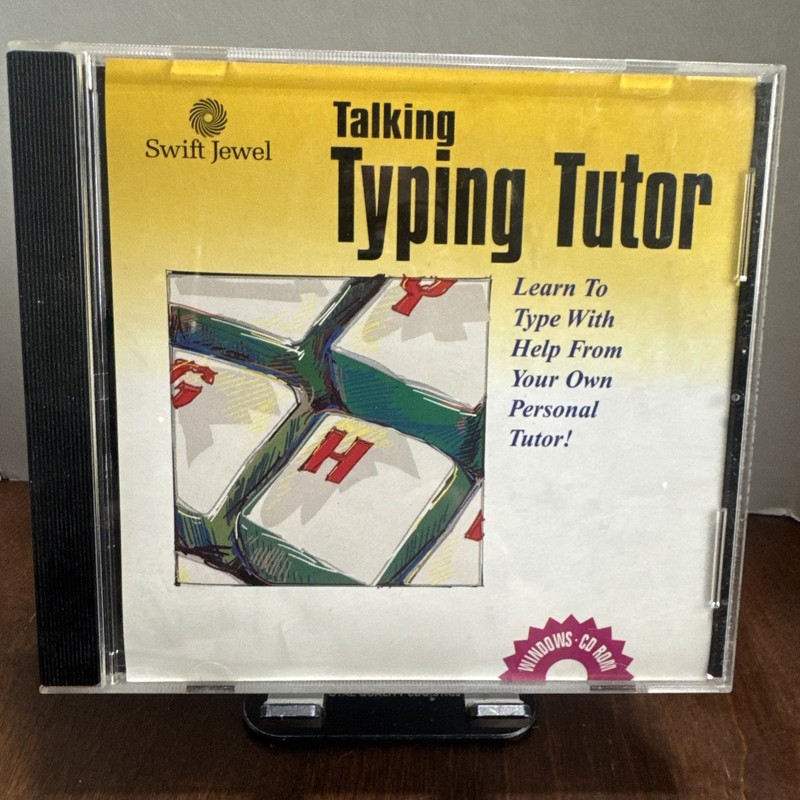 VTG Talking Typing Tutor Typing CD Roms Windows 95 3.1 – WINDOWS ROM 1996