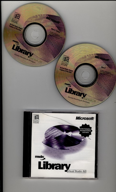 Microsoft Visual Studio 6.0 & msdn Library / Windows 2000 gallery