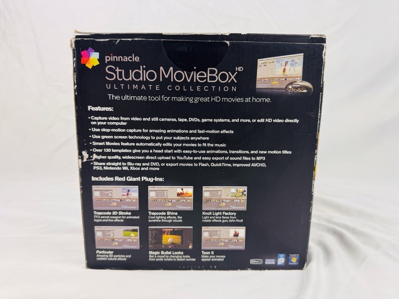 PINNACLE STUDIO MOVIEBOX HD ULTIMATE COLLECTION VIDEO EDITING KIT NEW IN BOX gallery