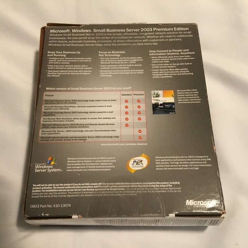 Microsoft Windows Small Business Server 2003 Premium Edition w/ Product Keys gallery