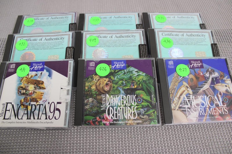 Microsoft Cd Programs/Games Mixed Lot of 9 gallery