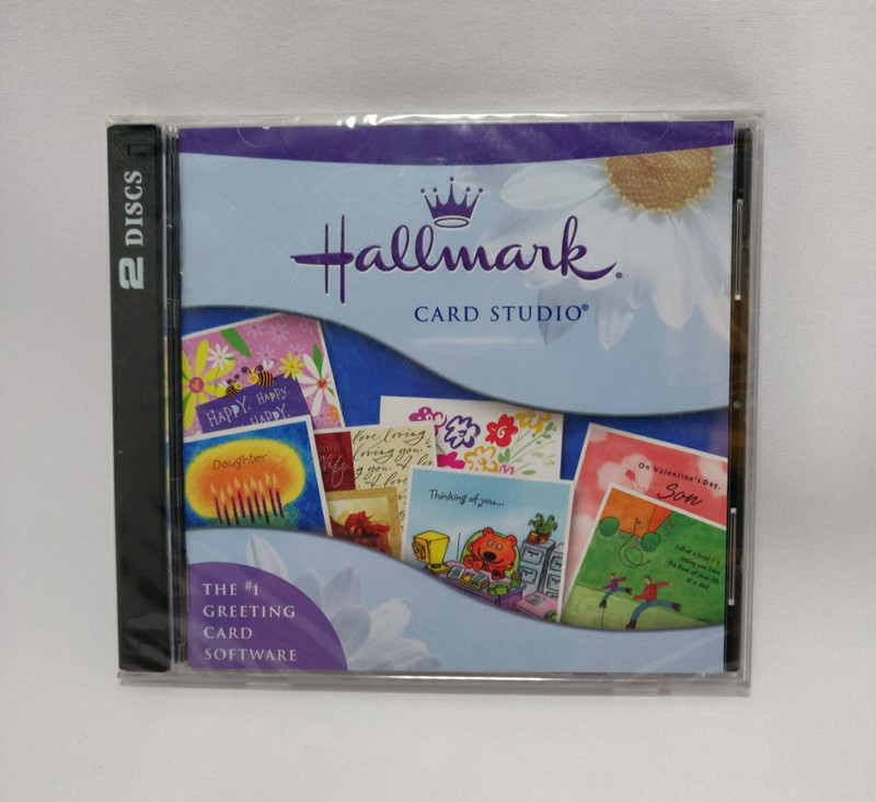 Hallmark Card Studio 2005 CD-ROM For Windows 2 Disc Jewel Case Edition Sealed