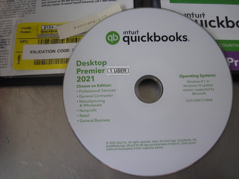 INTUIT QUICKBOOKS DESKTOP PREMIER 2021 FOR WINDOWS PC RETAIL BOXED FULL VERSION gallery