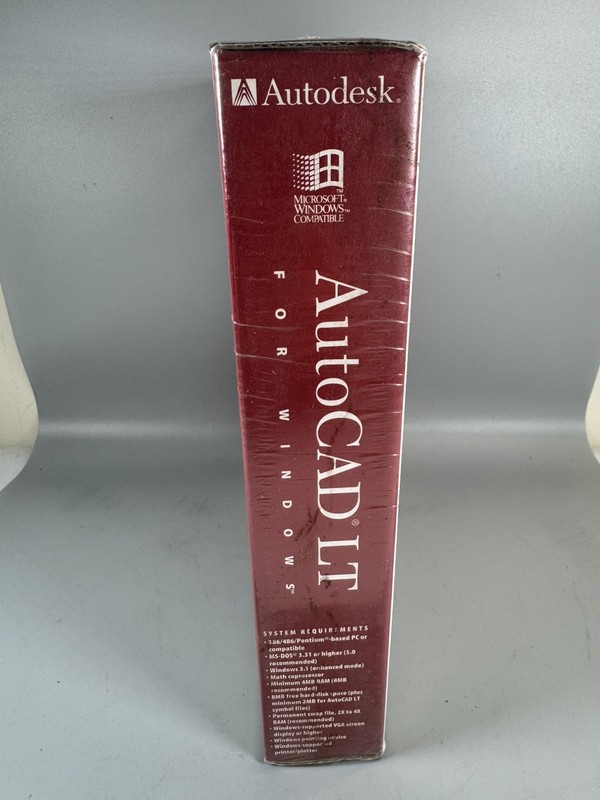 AutoCAD LT Release 1 for Windows 3.1 – Sealed Vintage Software Box NEW gallery