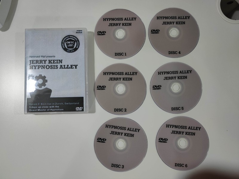 NEW Jerry Kein – Hypnosis Alley 6 DVD Set (Factory Sealed) Brand New Hypnotism