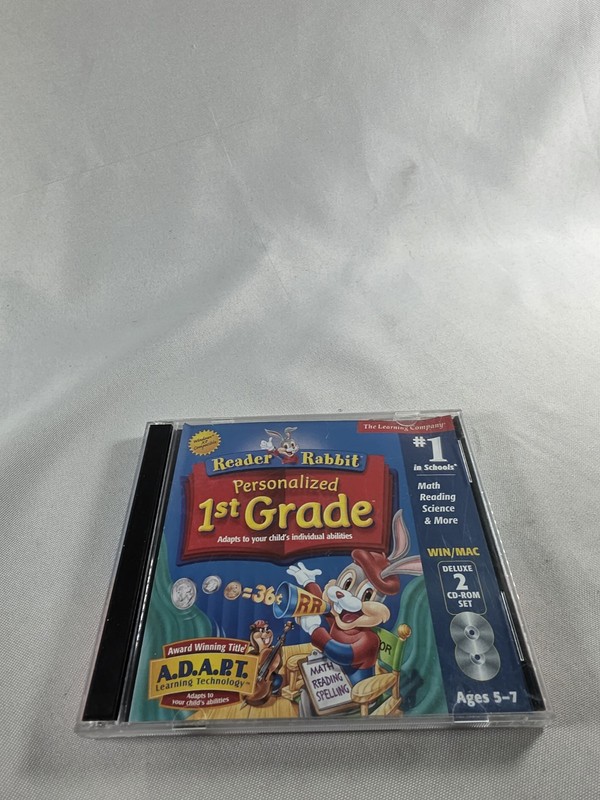 Reader Rabbit Personalized 1st Grade (Version 2.0) (PC / Mac, 1999)