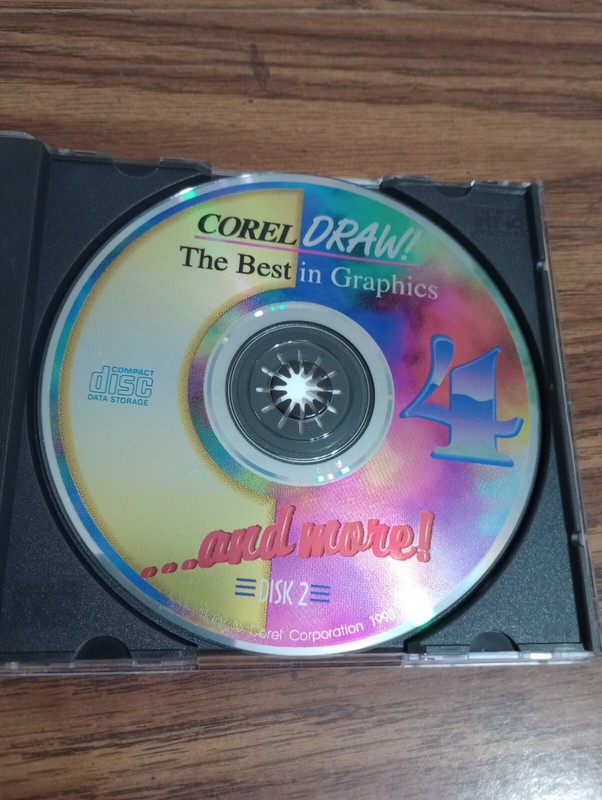 NEW Corel DRAW! 4 The Best in Graphics Disk 2 CD-1993