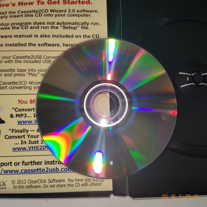 LP2CD; VHS2DVD Wizard NEW/SEALED + Cassette2CD Wizard Used - Media Conversion gallery