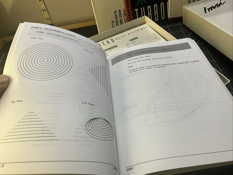 Turbocad 3d Version 3.0 - 1992 Software 3.5 Floppy Disc gallery