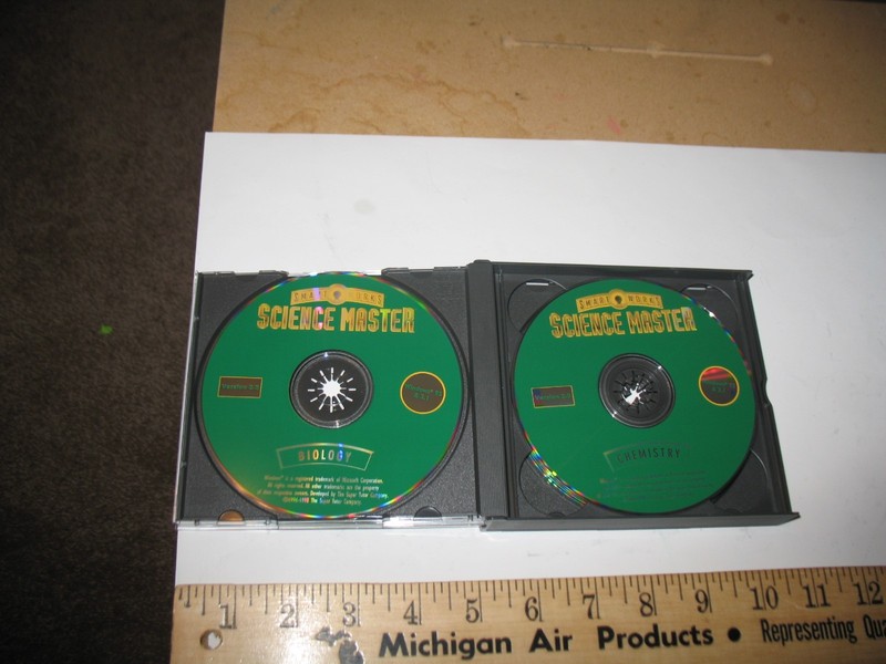 1998 4 TUTORIAL DISC SCIENCE MASTER WINDOWS 95 3.1 PC BIOLOGY PHYSICS CHEMISTRY gallery
