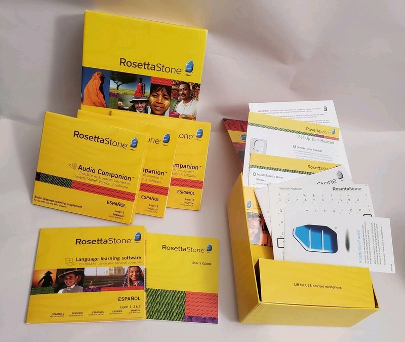 ROSETTA STONE ESPANOL Level 1, 2, & 3 Spanish Interactive Software CD's gallery