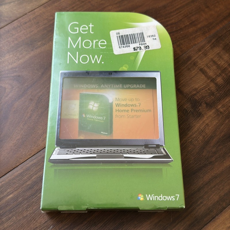 Microsoft Windows 7 Home Premium Upgrade Factory Sealed Complete in Box gallery