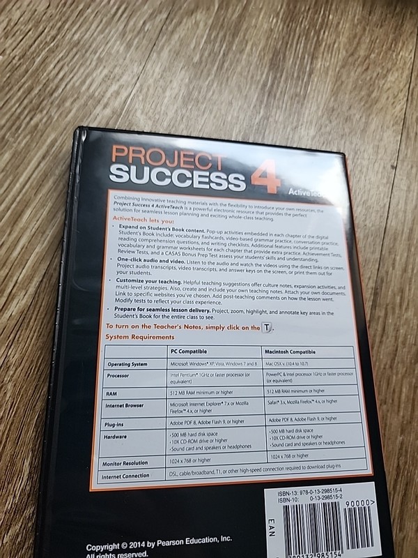 Project Success 4 ActiveTeach (CD-Rom) Pearson Education Susan Gaer • Sarah Lynn gallery