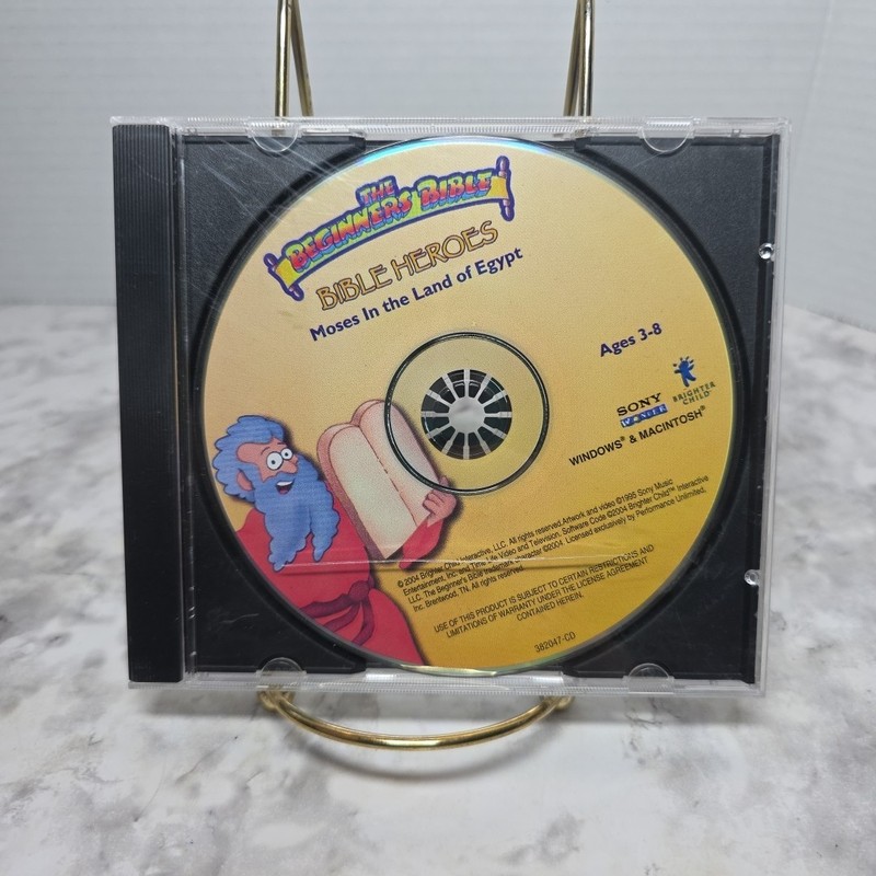 Vintage Brighter Child The Beginners Bible CD-ROM Lot of 2 Discs Only Mac/PC gallery