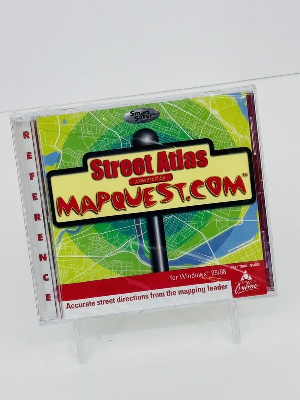 Vintage Street Atlas Powered by Mapquest (CD-ROM, 1999) New