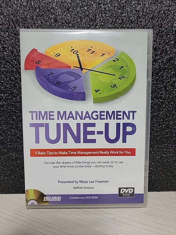 New Time Management Tune-Up Using Time More Productively DVD Rom 2012